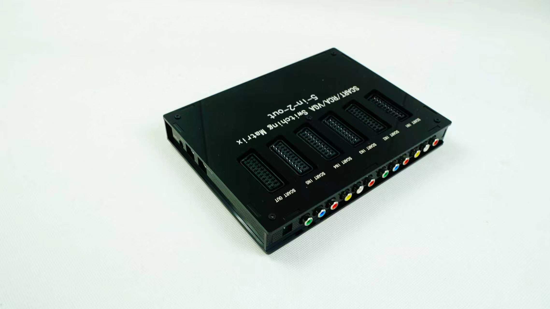 SCART5转2矩阵加scart公对公线一条