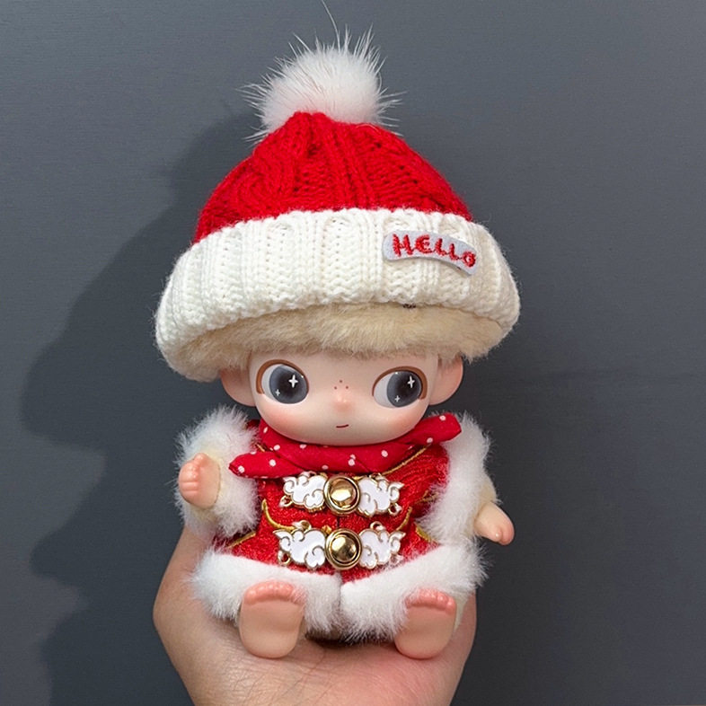 【娃衣】dimoo新生日记娃衣搪胶通用新年红汉服套装公仔衣服着替,模玩/动漫/周边/娃圈三坑/桌游,潮玩娃衣,淘宝优惠券,粉丝福利购,淘宝优惠卷