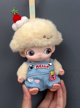 【娃衣】dimoo新生日记娃衣搪胶通用小番茄牛仔套装公仔衣服着替