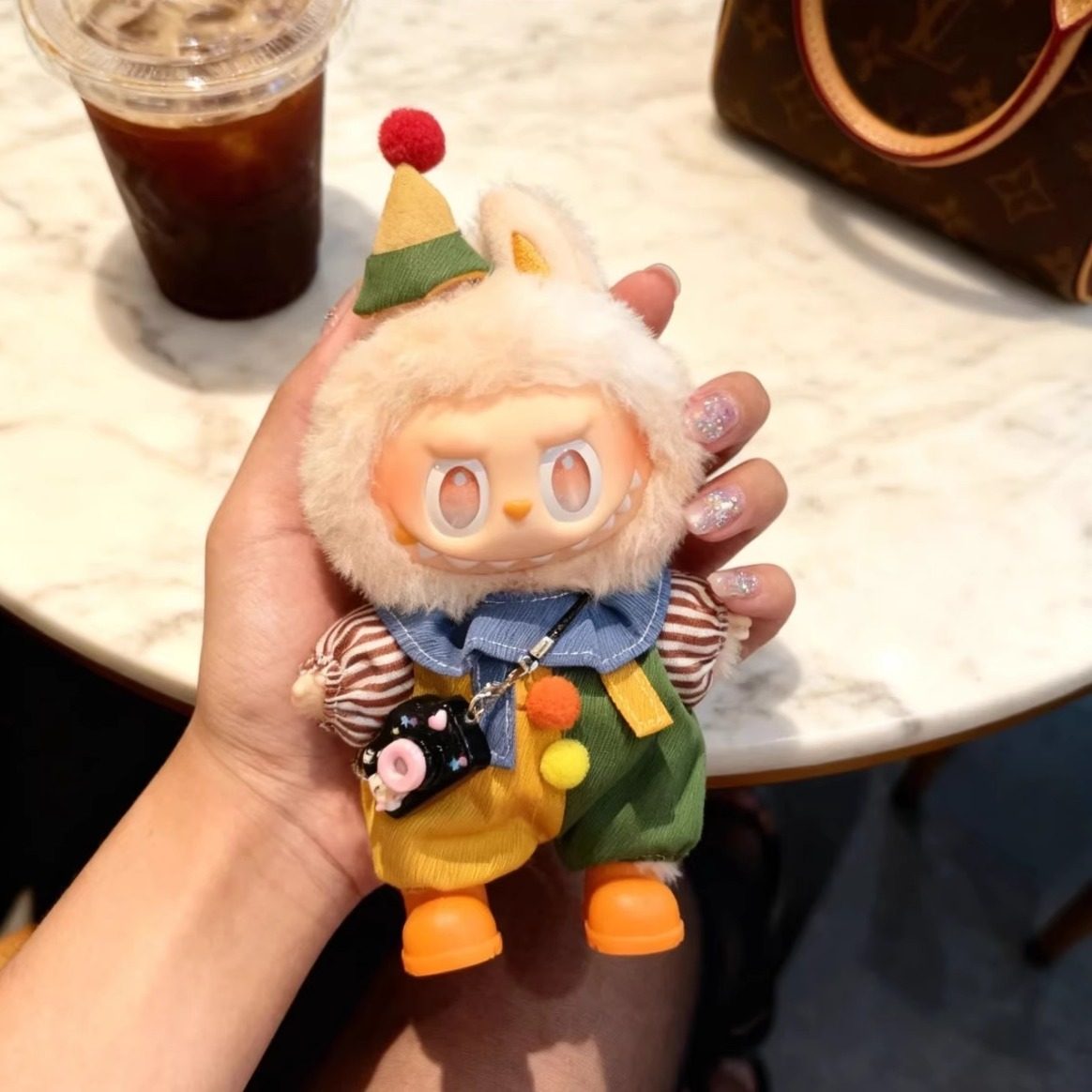 【娃衣】labubu娃衣通用可爱小丑套装拉布布一二三代可爱衣服着替,模玩/动漫/周边/娃圈三坑/桌游,潮玩娃衣,淘宝优惠券,粉丝福利购,淘宝优惠卷