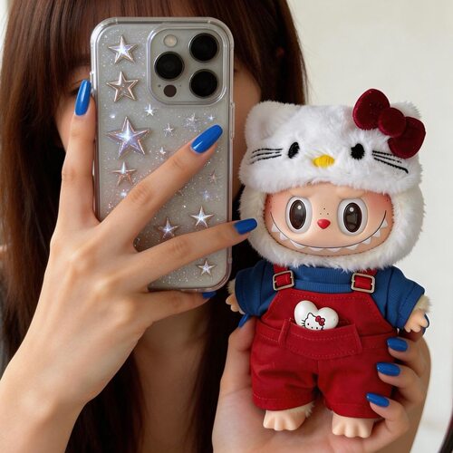 【娃衣】一二三代labubu17cm拉布布Hello Kitty凯蒂猫衣服装着替