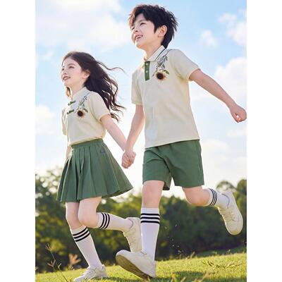 小学生合唱演出服学院风儿童朗诵表演服幼儿园园服夏季毕业照班服