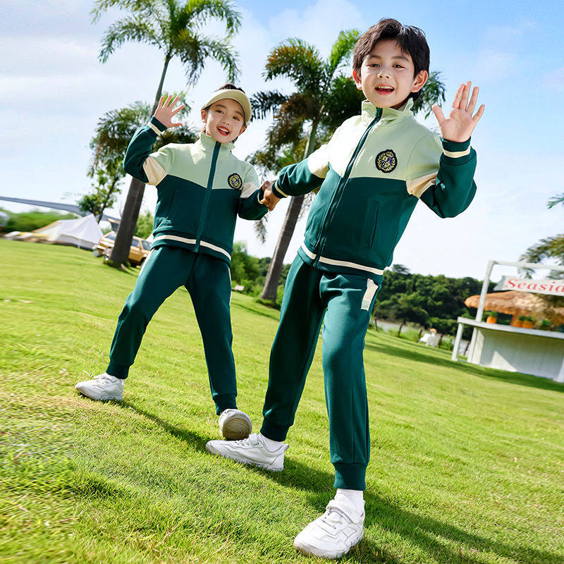 小学生校服春秋款三四件套儿童班服夏装套装运动服幼儿园园服夏季