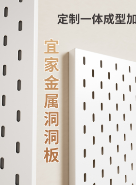 定制戴森洞洞板家政柜置物架收纳配件吸尘器架吸头金属免打孔ly