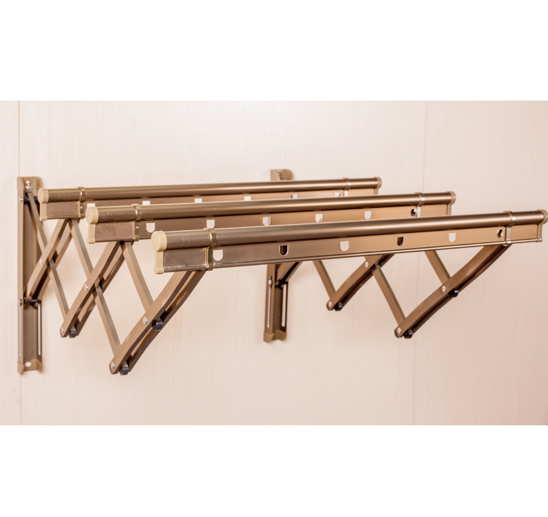 铝合金外飘伸缩晾衣架折叠壁式挂衣架被架al-vp3