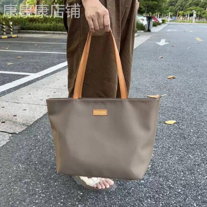 法国ZAMP防水牛津布托特包大学生通勤包手提包大容量尼龙布单肩包