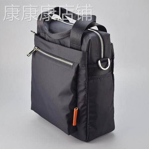 香港正品男士挎包肩包公文包牛津纺垂直风格简单覆古商务休闲英伦