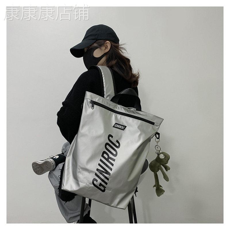 潮牌双肩揹包酷轻便工装机能大容量女韩版原宿ulzzang学生书包男