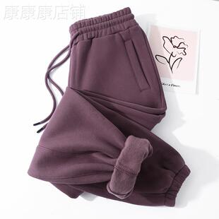 男女 350g重磅加绒加厚束脚休闲运动情侣卫裤 MAROLIO 极力推荐
