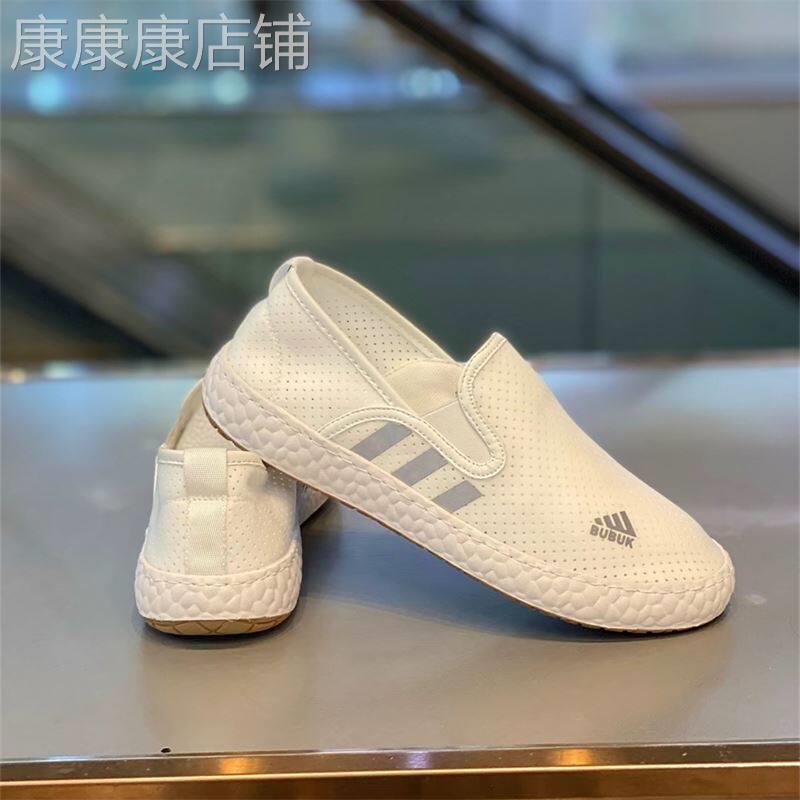 男鞋夏季新款低帮弹力布软底轻便一脚蹬板鞋韩版涉水鞋休闲潮男鞋