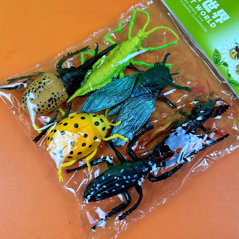 昆虫世界软胶摔不烂早教玩偶