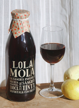 金奖sangria果酒西班牙萝拉莫拉水果葡萄女士低度桑格利亚甜红酒