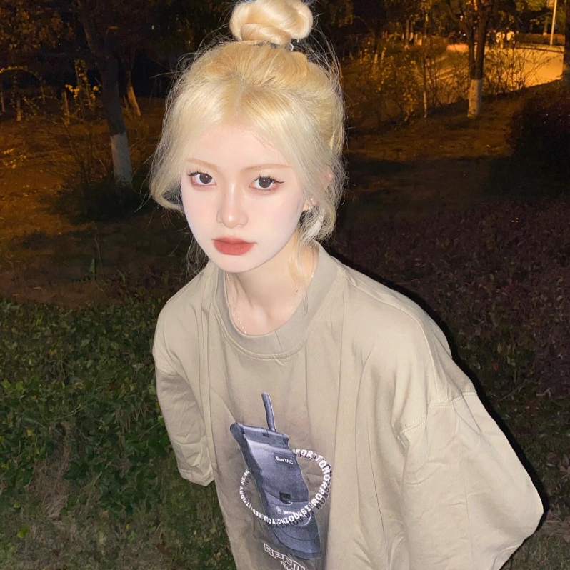 APPMLAB国潮后背字母t恤短袖男士纯棉情侣女2023新款夏季上衣宽松_APPMLAB_男装-第1张图片-提都小院