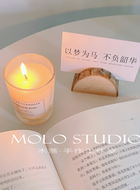 原创原木照片夹北欧便签夹包邮