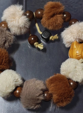 美德拉秋冬猫猫头手串