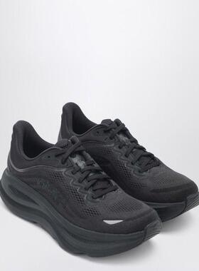 代购Hoka OneOne男士跑步鞋透气设计轻量结构缓震支撑运动鞋黑色