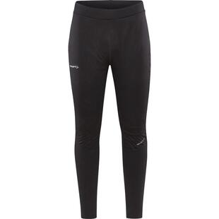 代购craft男士运动紧身裤保暖防风排汗透气黑色聚酯纤维弹性面料