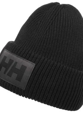 代购Helly Hansen海丽汉森女士帽子保暖防寒黑色冬季户外针织帽