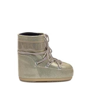 代购 BOOT女士雪地靴保暖防滑轻便吸汗系带短筒厚底PU材质 MOON