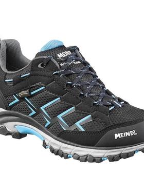 代购Meindl女士徒步鞋防水防滑缓震户外鞋低帮系带登山鞋