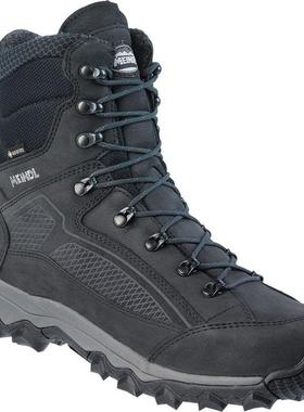 代购Meindl男士登山鞋防水保暖防滑徒步鞋高帮系带冬季靴