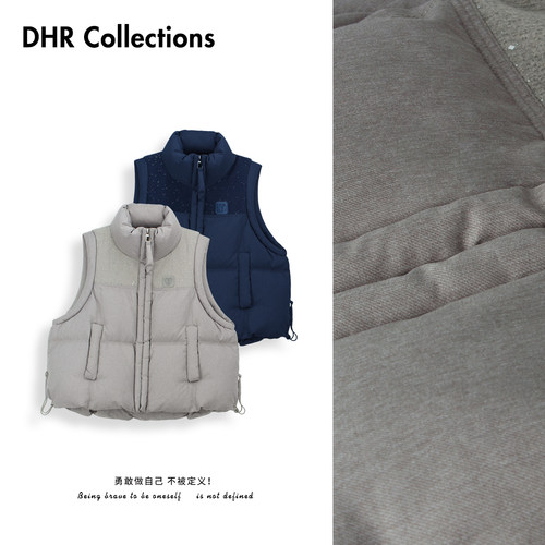 豆豆DD【羽绒马甲】95白鸭绒冬季新款羽绒马夹保暖外套-60125DY