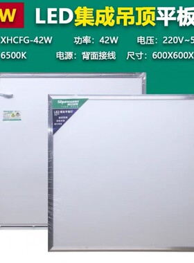 LED面板灯600*600顺冠照明矿棉板595*595办公室集成灯48W80W68W
