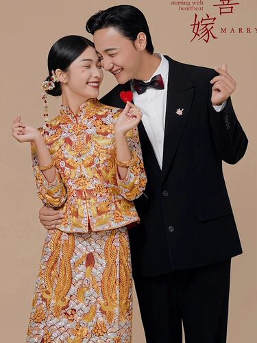 龙凤褂新娘2025新款褂皇高端新中式嫁衣显瘦敬酒服高级秀禾服褂后