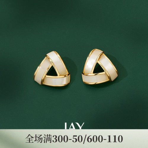 JAY几何气质耳钉高级感耳环女