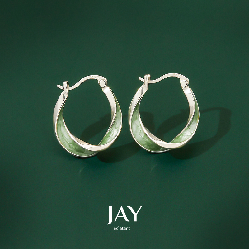 JAY冷淡风925银耳饰耳环女