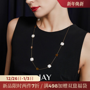 JAY独特复古毛衣链秋冬百搭毛衣项链长2025新款 衣服挂饰女挂绳