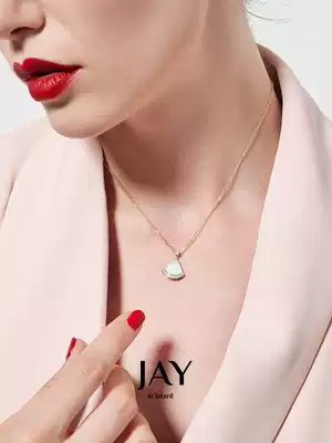 JAY fan-shaped necklace female summer wild 2021 new female choker pendant light luxury niche design sense neck