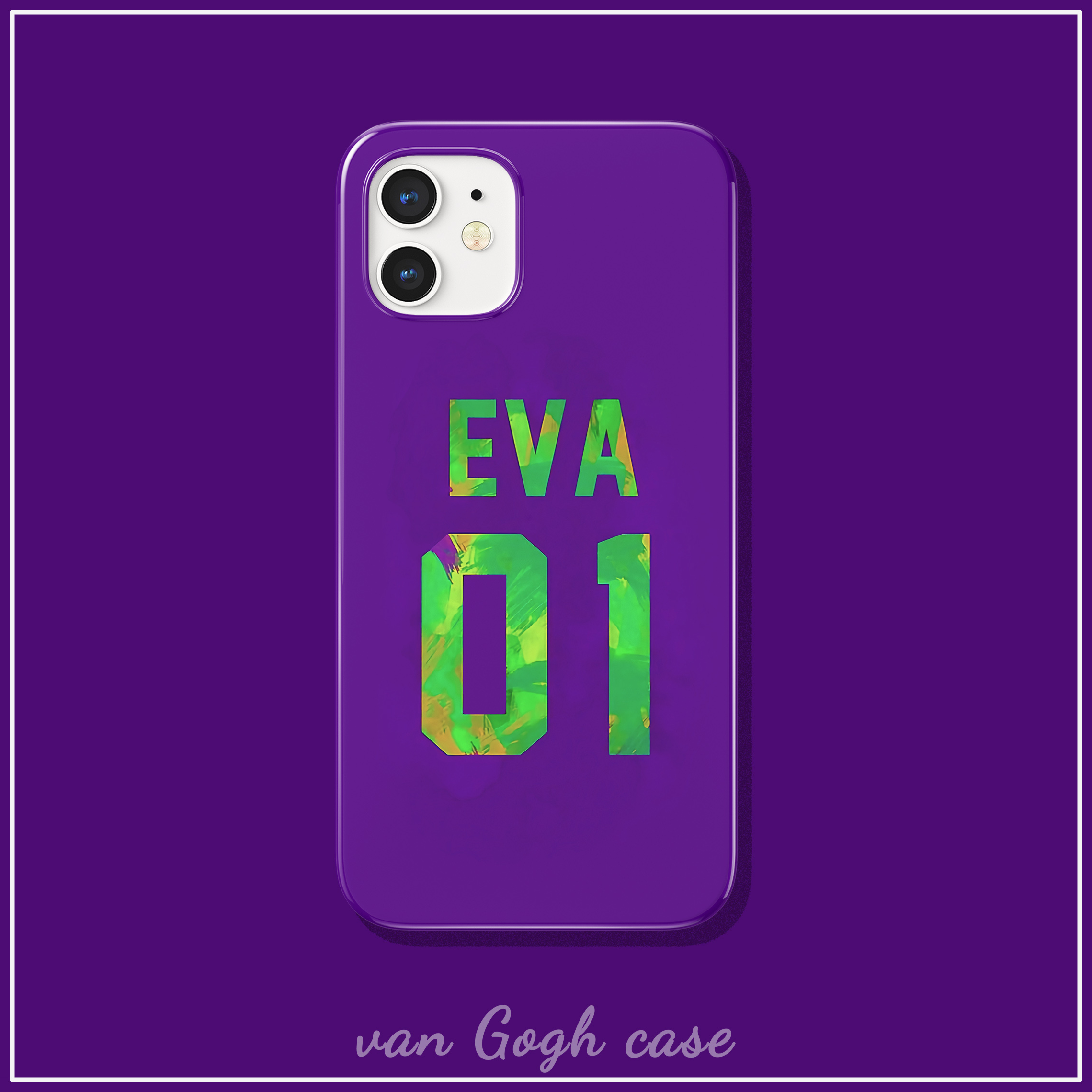 EVA初号机手机壳苹果15PROMAX