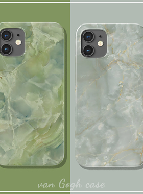 小众国风玉石光面手机壳适用于iPhone14promax苹果15华为mate60全包nova12三星s21小米14荣耀100菲林magic5