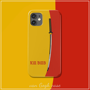 艺术昆汀电影简约抽象杀死比尔手机壳适用于苹果15promax全包iPhone14promax菲林三星s23 nova10 华为mate60