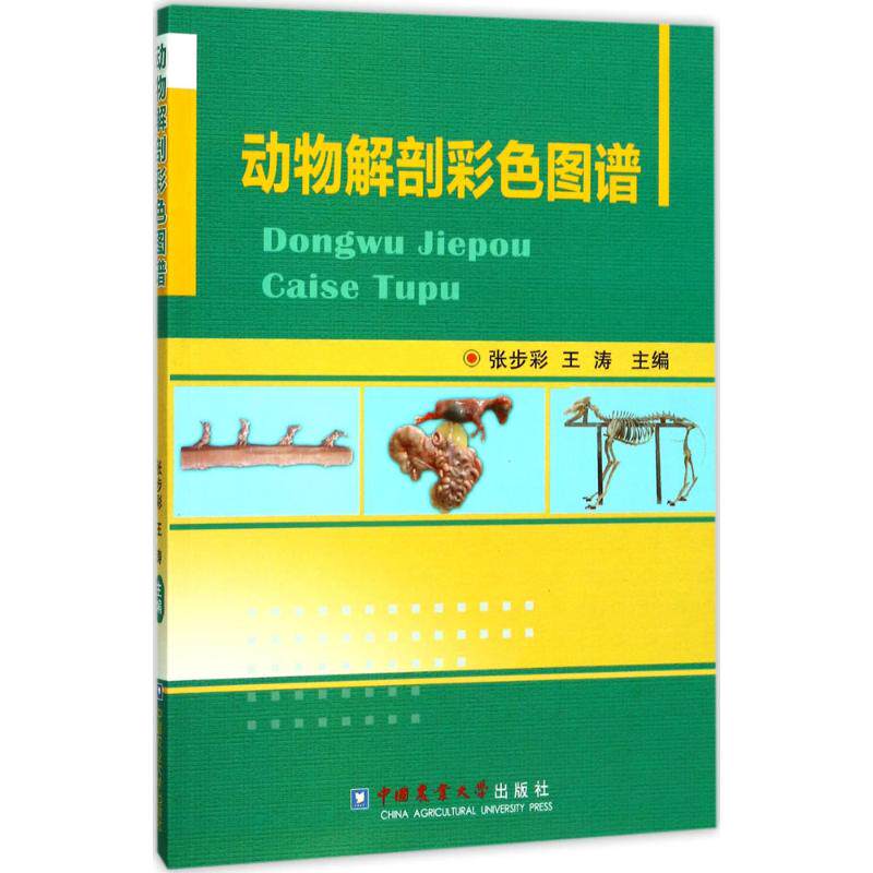 动物解剖彩色图谱张步彩编动物解剖生理学动物解剖图谱兽医实用手册