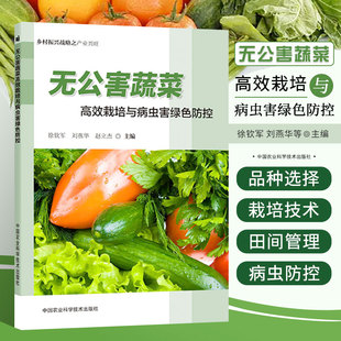社 无公害蔬菜高效栽培与病虫害绿色防控 中国农业科学技术出版 徐钦军 9787511641786 食用菌类无公害蔬菜高效栽培技术