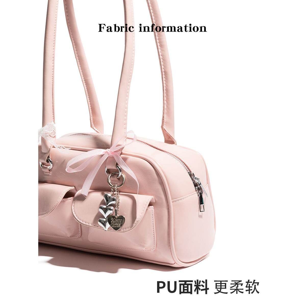 【日本购】徐云珍的相同保龄球包利基腋窝包高端粉红色波士顿枕头,箱包皮具/热销女包/男包,腋下包,淘宝优惠券,粉丝福利购,淘宝优惠卷