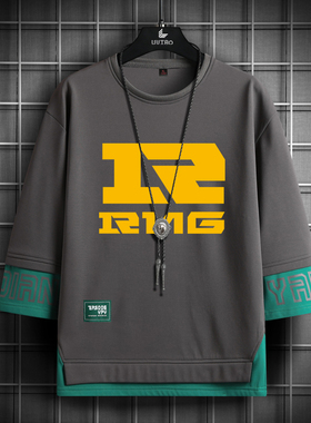 春秋装S12英雄联盟总决赛RNG EDG TES战队服七分长袖卫衣LOL外套