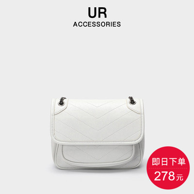 ur流浪包女2021新款斜挎链条包包