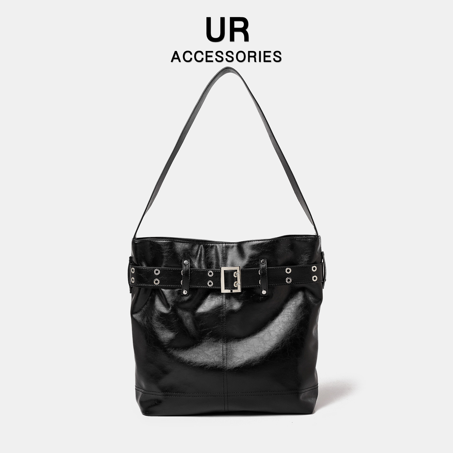 【官方旗舰】设计感皮带托特包