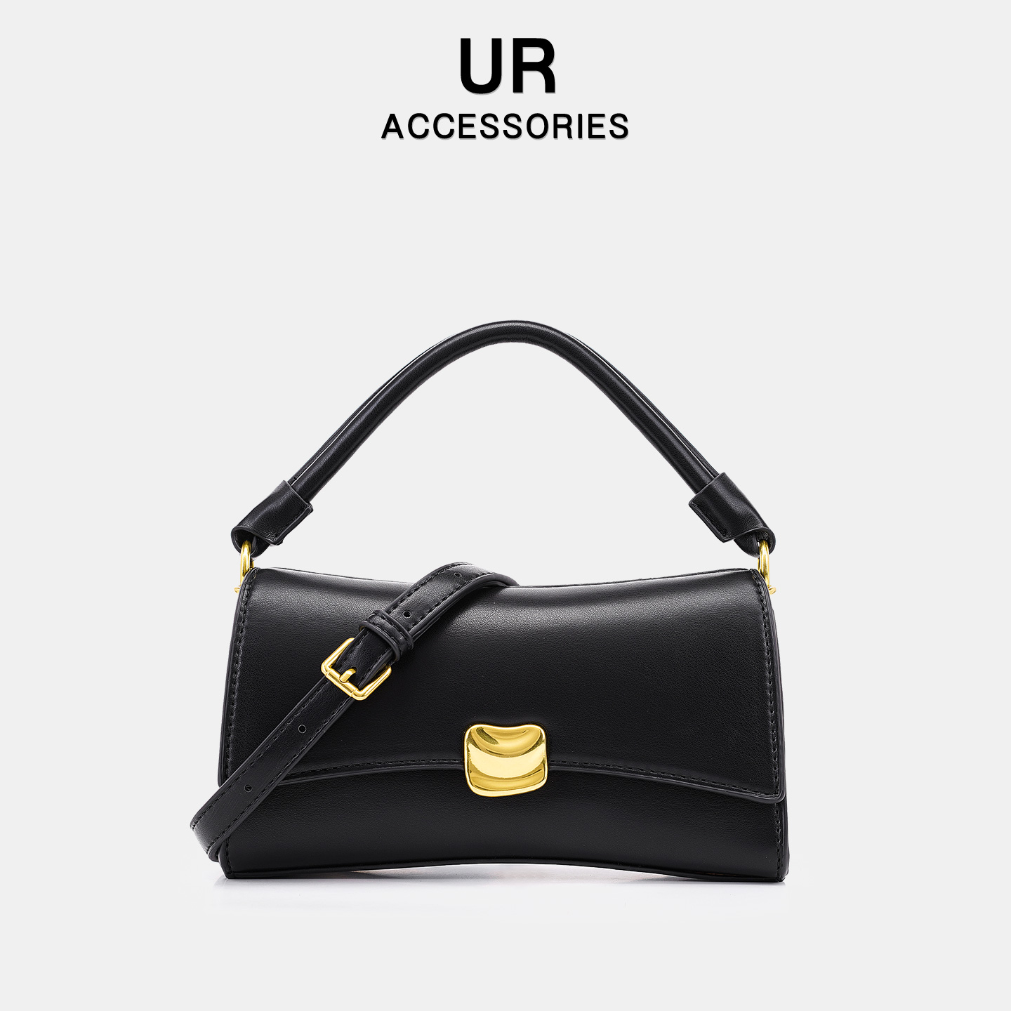 【官方旗舰】高级质感金扣法棍包