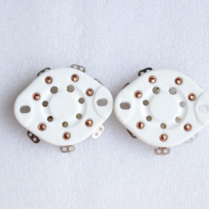 全新陶瓷大七脚管座用于曙光fu25 fu-25 1625电子管管座大7脚