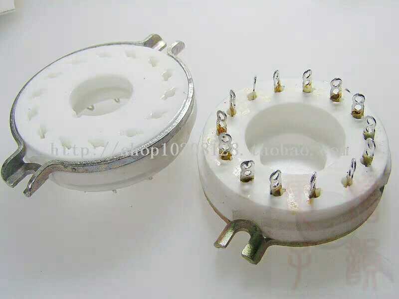 全新示波管电子管示波器用14脚陶瓷管座8SJ31J 8SJ42J 13SJ38J