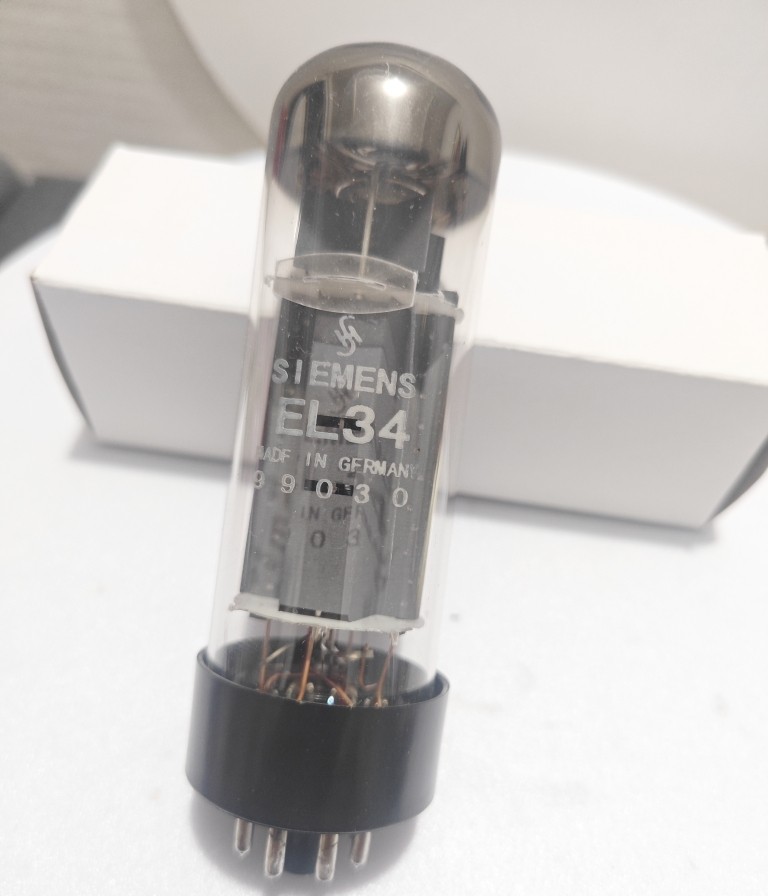 全新德国西门子EL34电子管双支架圆环代6CA7 6P3P 6L6G 5881