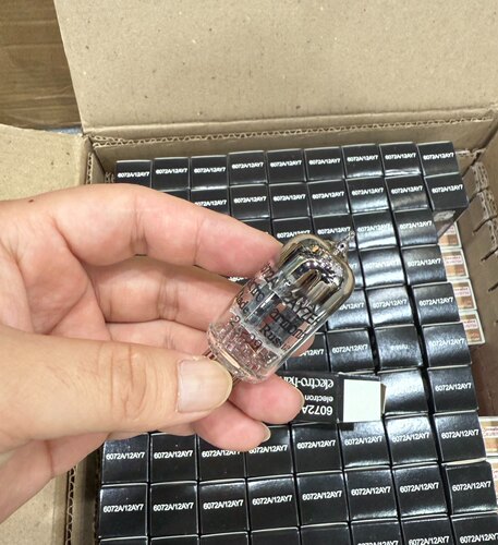 全新俄罗斯EH 12AY7电子管代6072 6072A胆机功放用提供配对