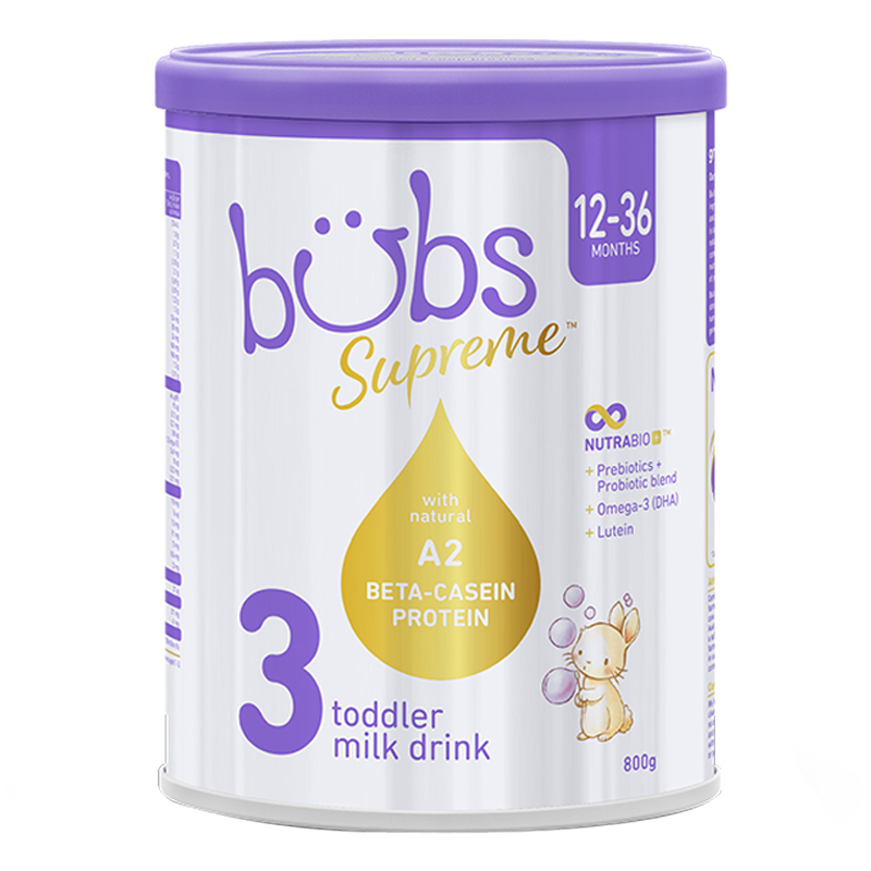 bubs贝臻a2三段牛奶粉澳洲进口新生婴儿护贝儿dha正品800g*6罐
