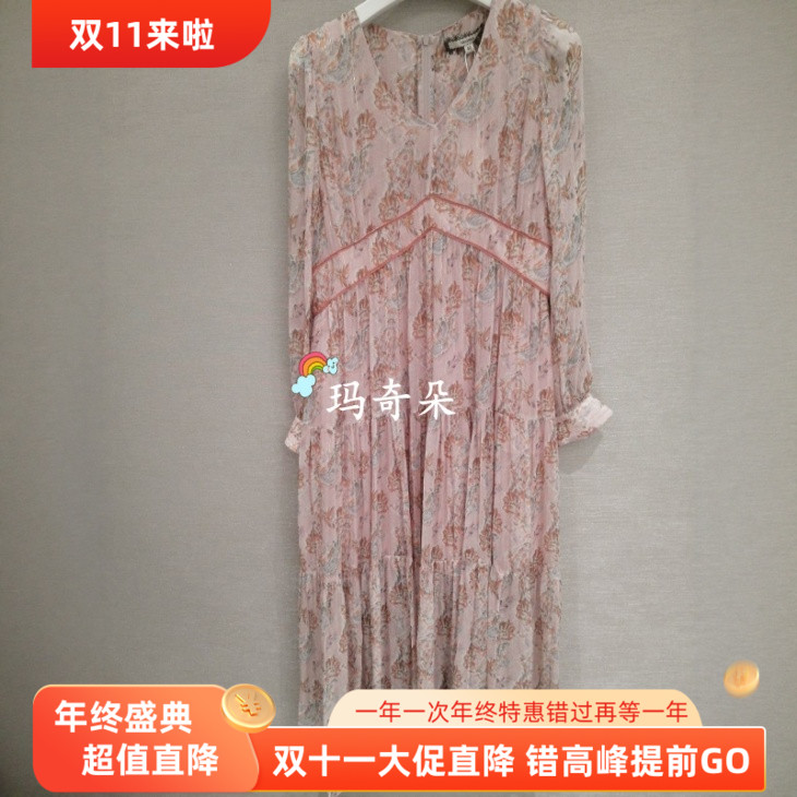 GEGINA吉吉娜2025秋冬专柜正品 连衣裙 GC21F009-6980