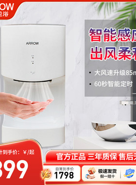 箭牌干手器全自动感应冷热风感应卫生间烘手机厕所烘手器AGY510