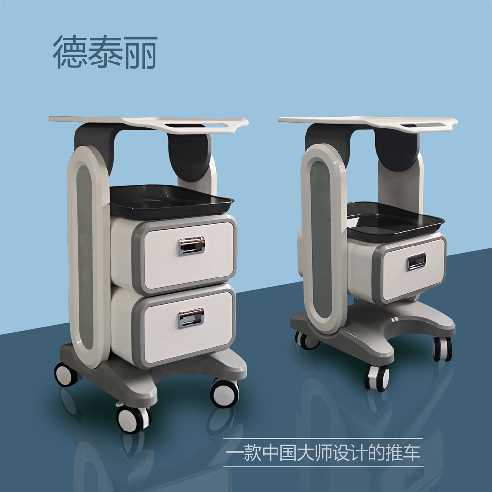 牙科口腔诊所设备收纳置物小推车